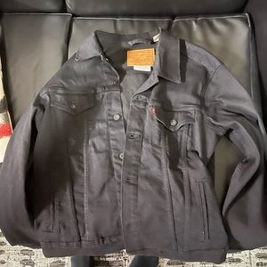 Black Levi's Premium Denim Jacket
